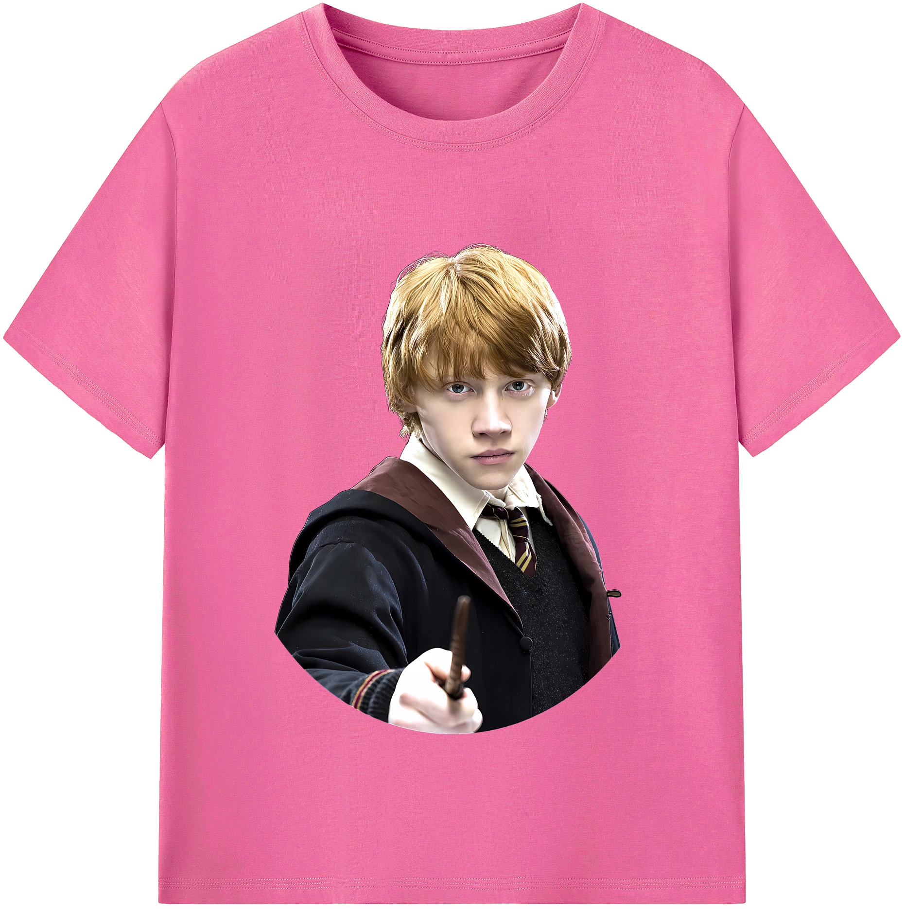 （画像用） Harry Potter ハリー・ポッターシリーズ レディースカジュアルプリントTシャツ（綿100％）